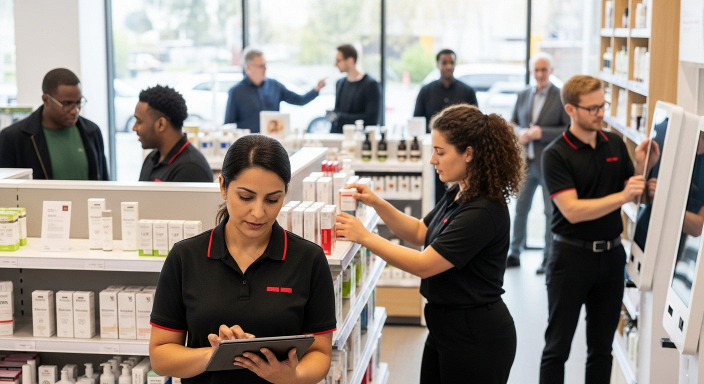 retail strategy, modern store, team collaboration