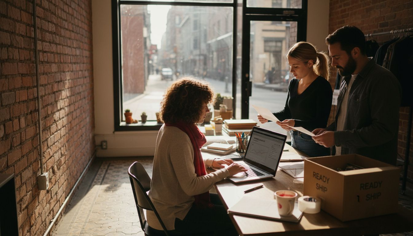 Small retail team discusses ecommerce growth