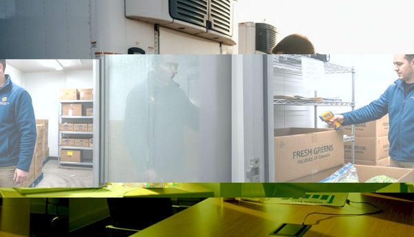 Business team discussing brand strategy in office