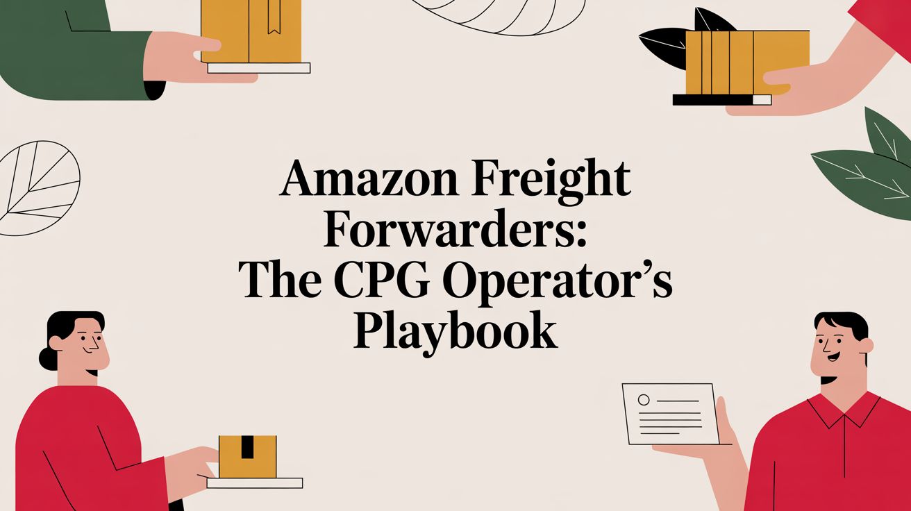 Amazon Freight Forwarders: The CPG Operator's Playbook