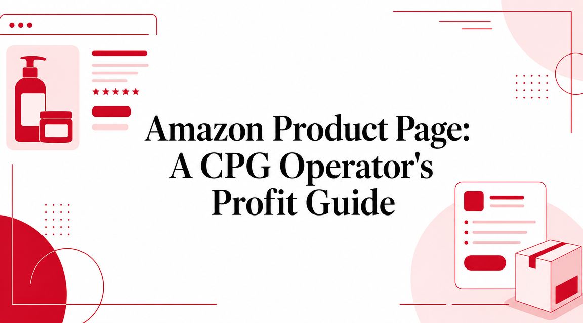 Amazon Product Page: A CPG Operator's Profit Guide