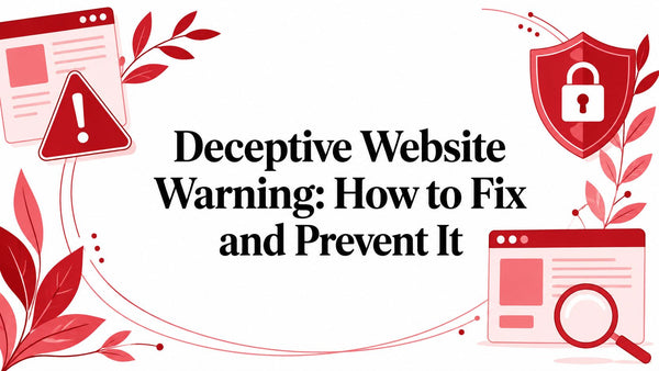 Deceptive Website Warning: How to Fix and Prevent It