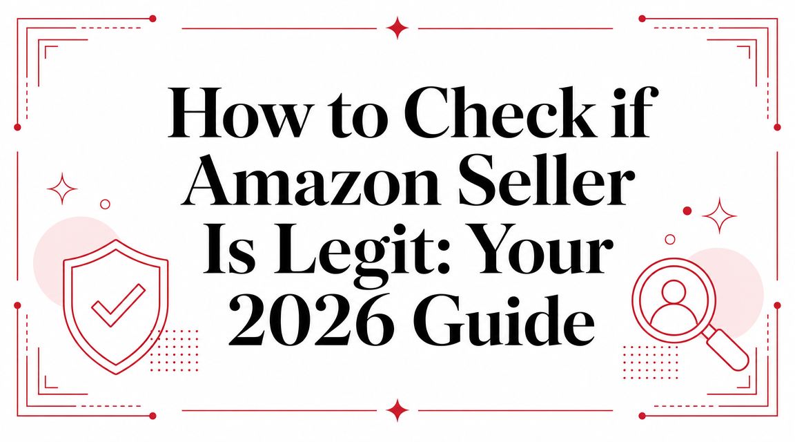 How to Check if Amazon Seller Is Legit: Your 2026 Guide
