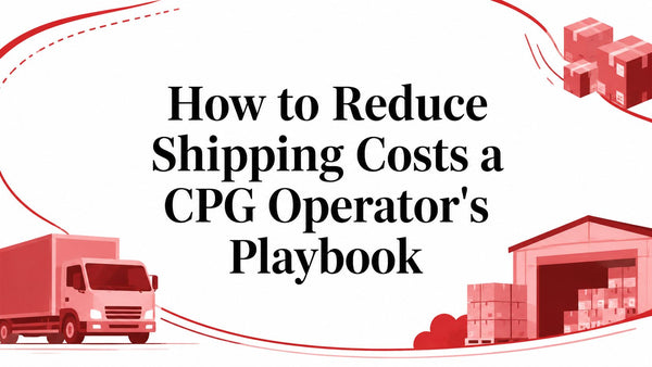 How to Reduce Shipping Costs a CPG Operator's Playbook
