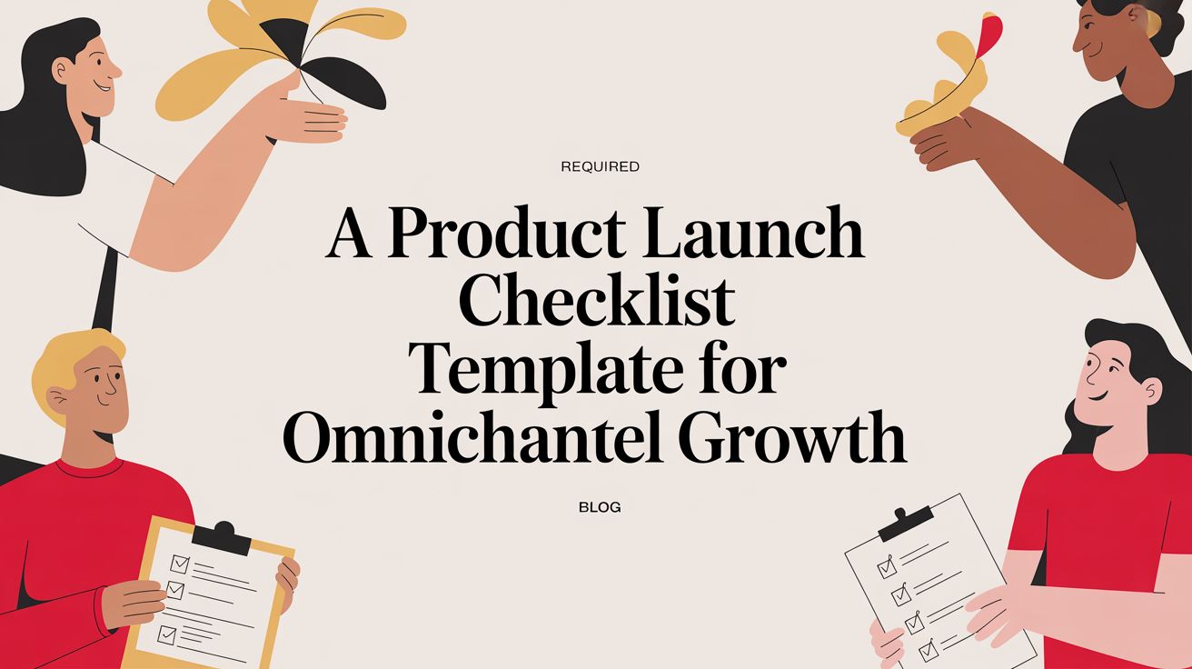 A Product Launch Checklist Template for Omnichannel Growth